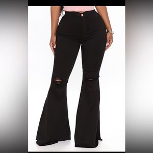 Fashion Nova Extreme Bell Bottoms Jeans